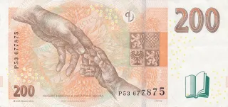 Czech Republic 200 Korun, 2018 reverse
